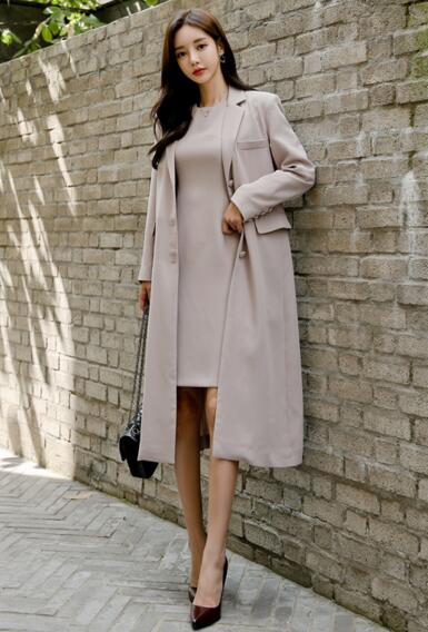 

Women's new ladies Korean version OL light mature temperament Yujie Slim professional suit coat, Gray