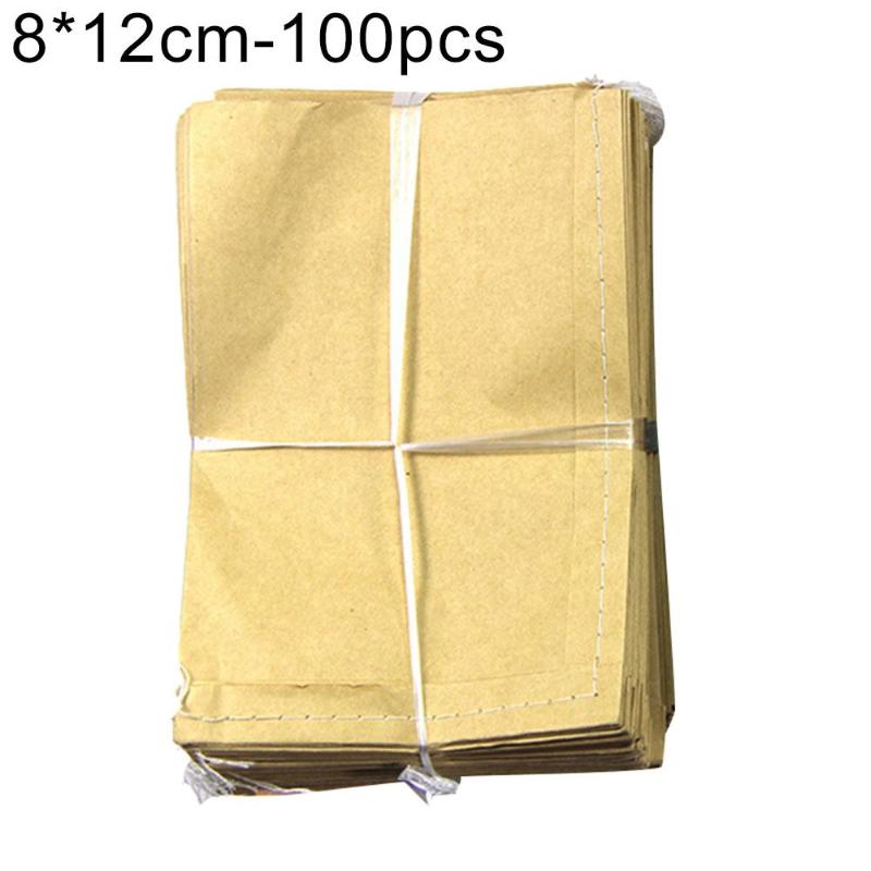 

100Pcs Storage Kraft Paper Bags Plant Seeds Farm Pollen Sack Pouch Paper Bags For