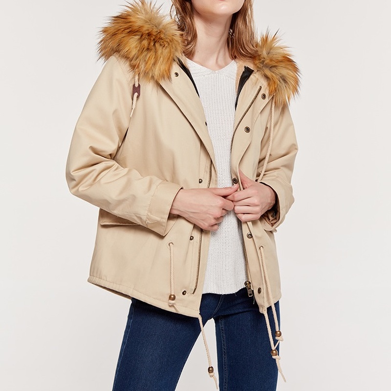 

Winter Coat Women Parkas Coats Cotton Medium Long Jackets Hooded Parkas Jackets womens winter outwears, Black