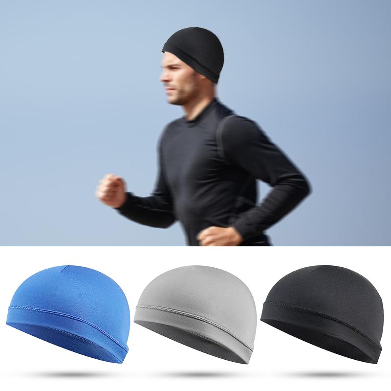 

Outdoor Sports Men Cycling Cap Bicycle Bike Helmet Liner Running Skiing Motorcycle Beanie Cap Balaclava Headwear New Unisex, Black