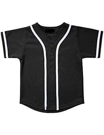 youth blank baseball jerseys