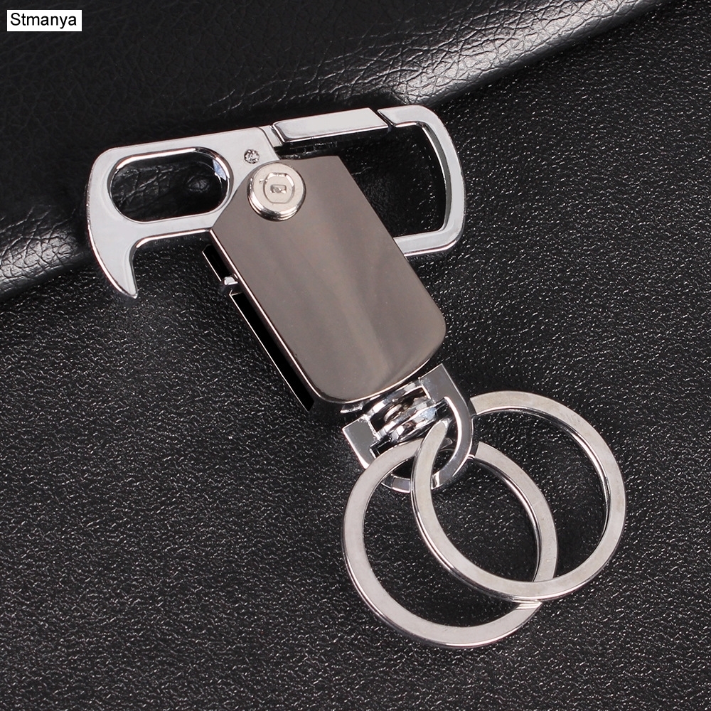 

New Women Rotating Waist Hanging Top Quality Car Key Ring Business Charm Accessories Hot Men Best Party Gift Jewelry