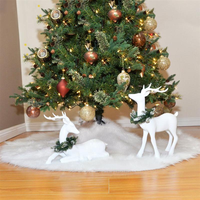 

78cm Christmas Tree Plush Skirt Holiday Tree Ornaments Decoration for Merry Christmas