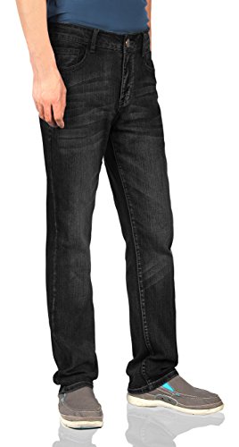 

iLoveSIA Men's Classic Regular Fit Jeans 5719, Dark stonewash