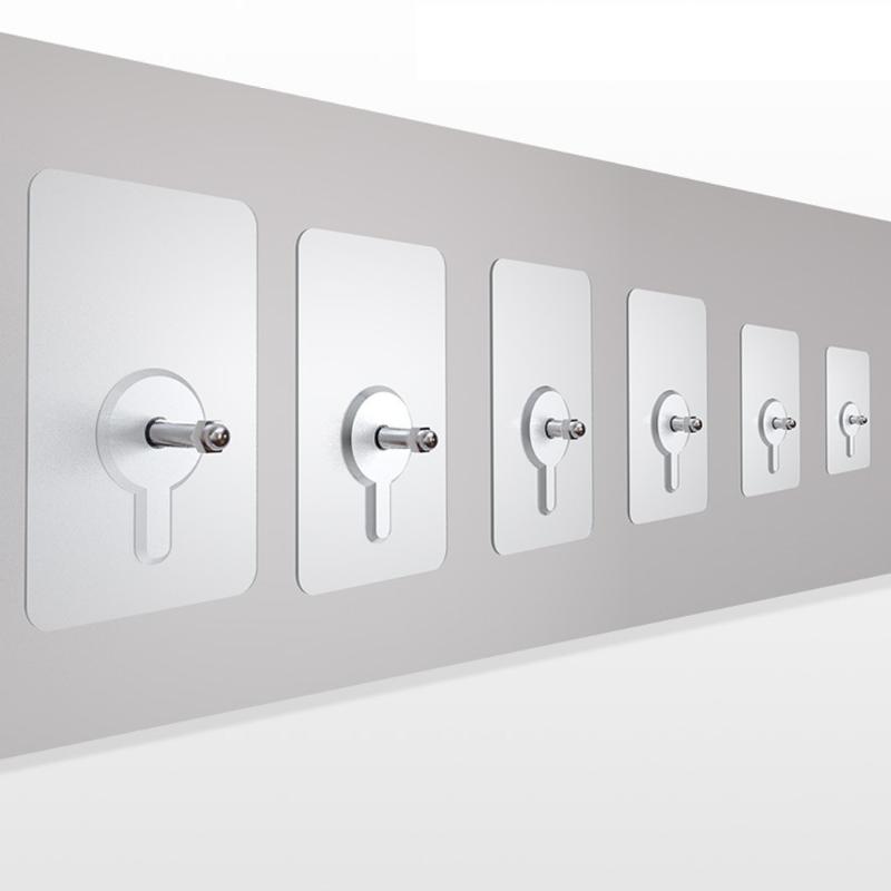

PVC adhesive nails wall poster Non-trace stick Wall Hook durable practical transparent strong adhesive screw Nail #j2s