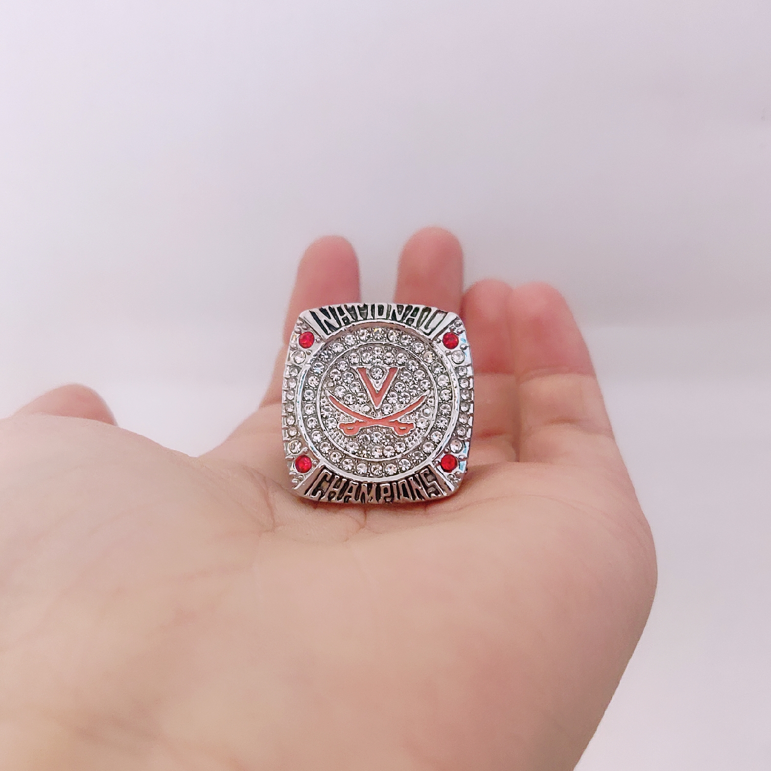 

Virginia 2019 Cavalier s Men's College Basketball championship Ring Christmas Fan Men Gift wholesale 2019 Drop Shipping
