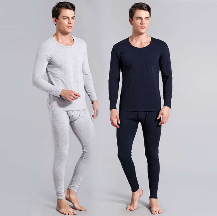 

Autumn and winter mens Underwear Clothing men Warm Long Johns Solid Color tight leggings keep warm in cold weather Hot
