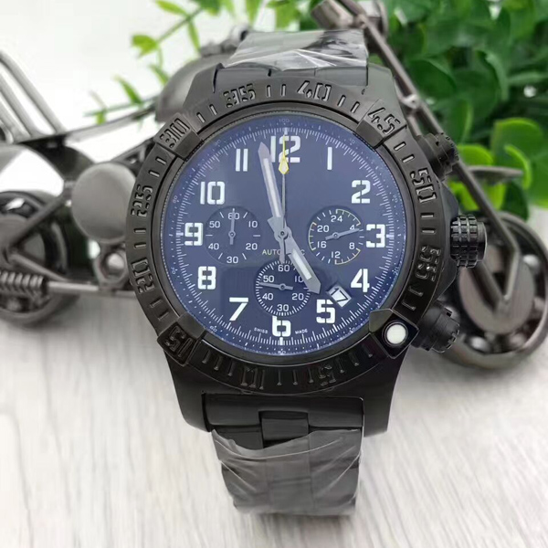 

New with tags men s luxury watches aviation molded digital timepiece chronograph calendar display black military rubber watchband montre, No.7