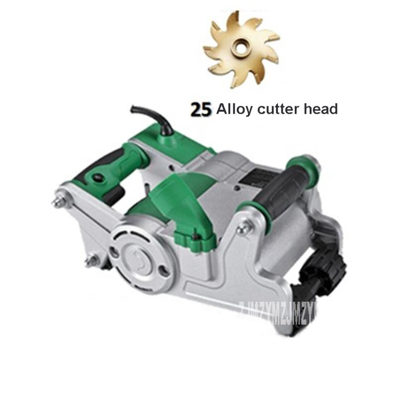 

High-power Electric Slotting Machine Wall Groove Cutting Machine Forming Slotting Cutting Line 220V 2800W