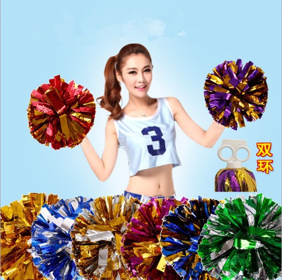 

1pcs first single paragraph Christmas cheerleading pom pon Cheerleading cheer supplies