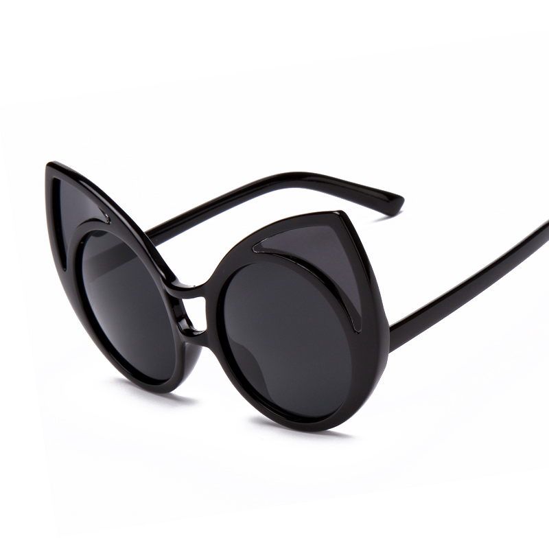 

summer style Cat Eye Sunglasses Points Women Vintage Shopping Oversized Glasses Faminino S15030 Zonnebril