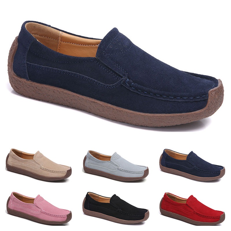 

New Fashion 35-42 Eur new women's leather shoes Candy colors overshoes British casual shoes free shipping Espadrilles #Thirteen, #06
