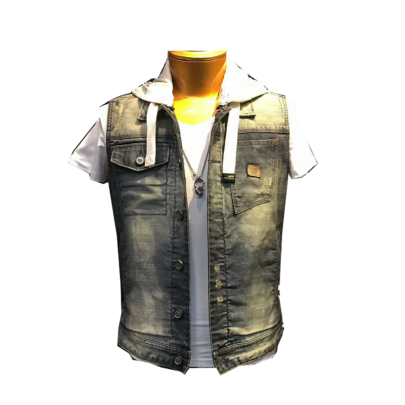 jaqueta jeans azul escuro