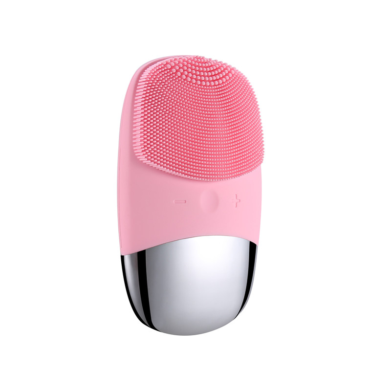 

USB rechargeable Multi-functional Beauty Equipment Electric Face Cleansing and Massage Waterproof Sonic Silicone Facial Cleansing Brush