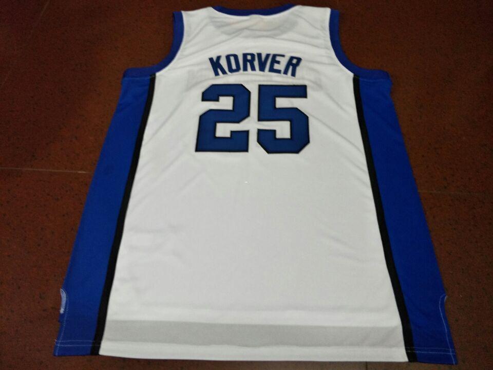 

college basketball jersey creighton bluejays 25 kyle korver jersey throwback stitched color white custom made size s5xl