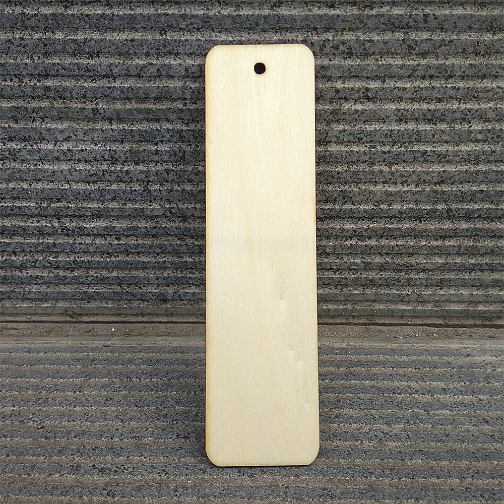 50pcs wood bookmark 32mmx 120mmx3mm Blank Plywood Bookmark Tags Labels size can be customzied free shipping-image-466621413