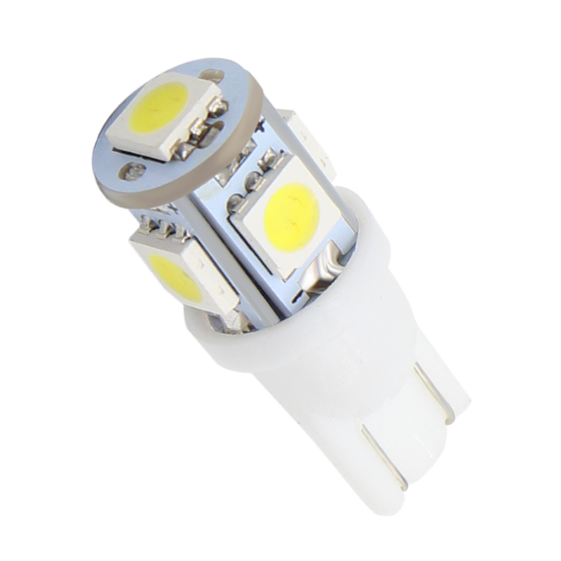 

100x T10 Led Car Light W5W 5050 194 168 w5w T10 Led Bulb Auto Wedge Clearance Lamp T10 Wedge Side Bulbs for W5W Car License Light