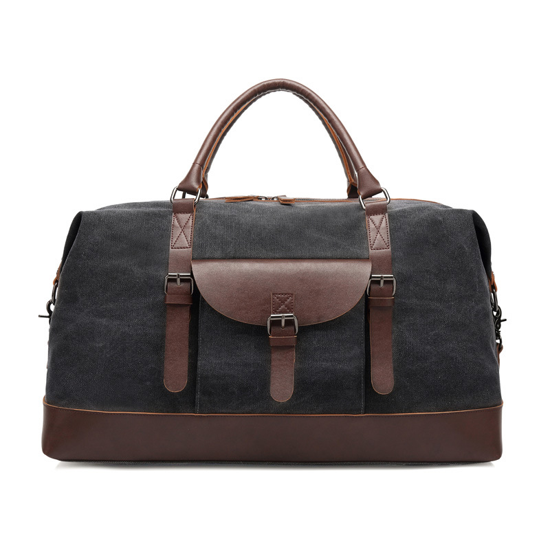

2020 Men's Canvas Travel Bag, Black