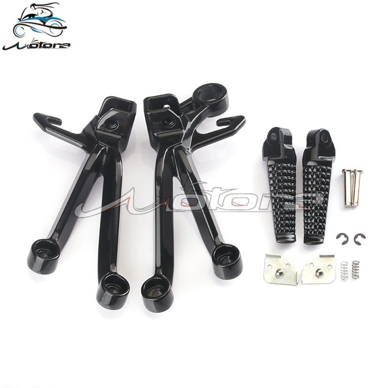 

Rear Footpegs Foot Pegs Footrest Pedals Bracket For GSXR1000 GSX1000R GSX-R1000 03 04 2003-2004