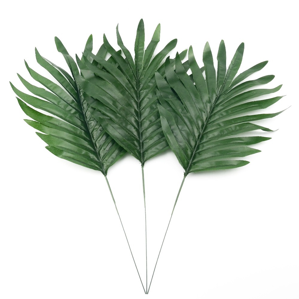 

Artificial Palm Monstera Tropical Leaves Green Plants Silk Crafts Gifts Wedding Decorations DIY Home Decorative Fake Flowers, Green2