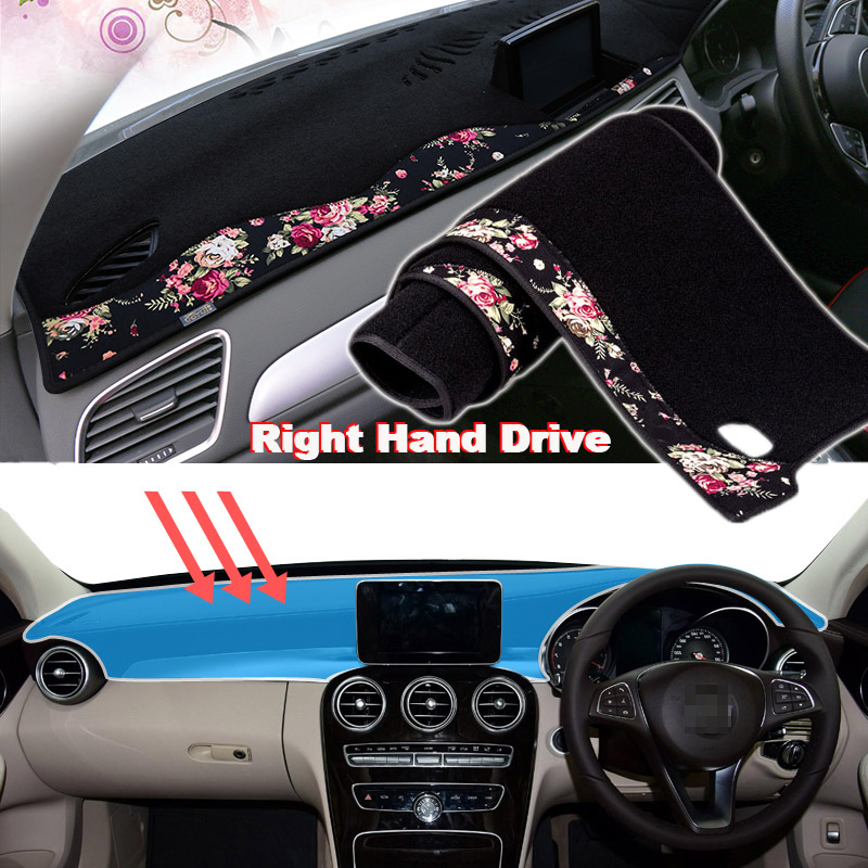 

Tommia China decorative pattern Car Dashmat Dashboard Mat Non-slip Dash Board Pad Cover for Mercedes Benz C/C260/C200/C63 20