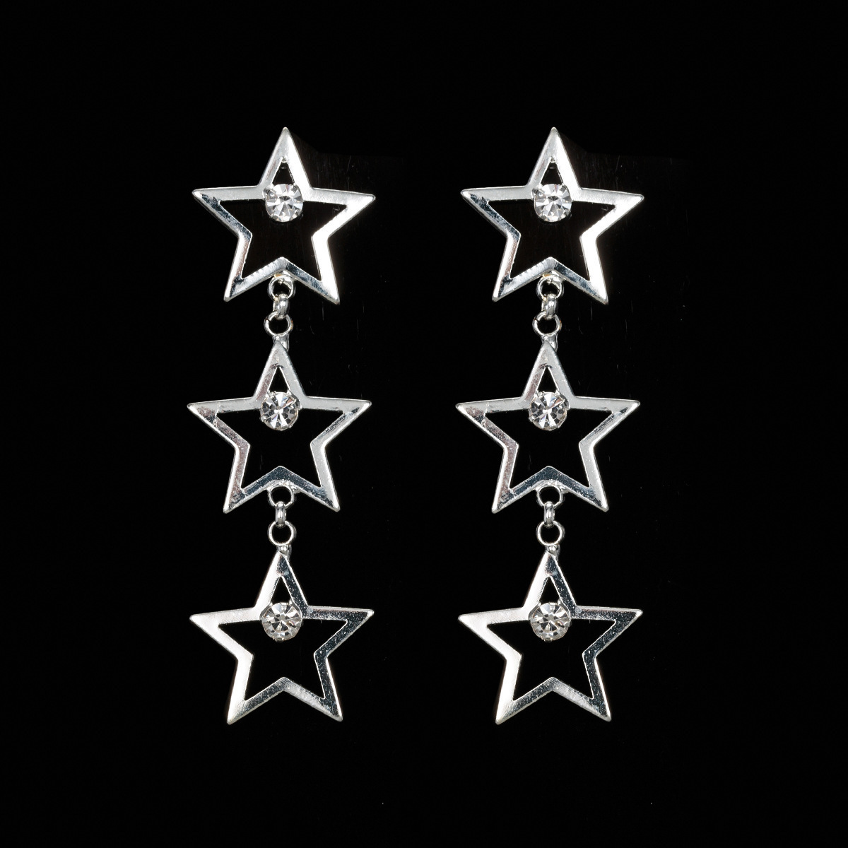 

Concise Joker Five-pointed Star Ear Nail Stars Eardrop Long Fund Ma'am Temperament Earrings Woman