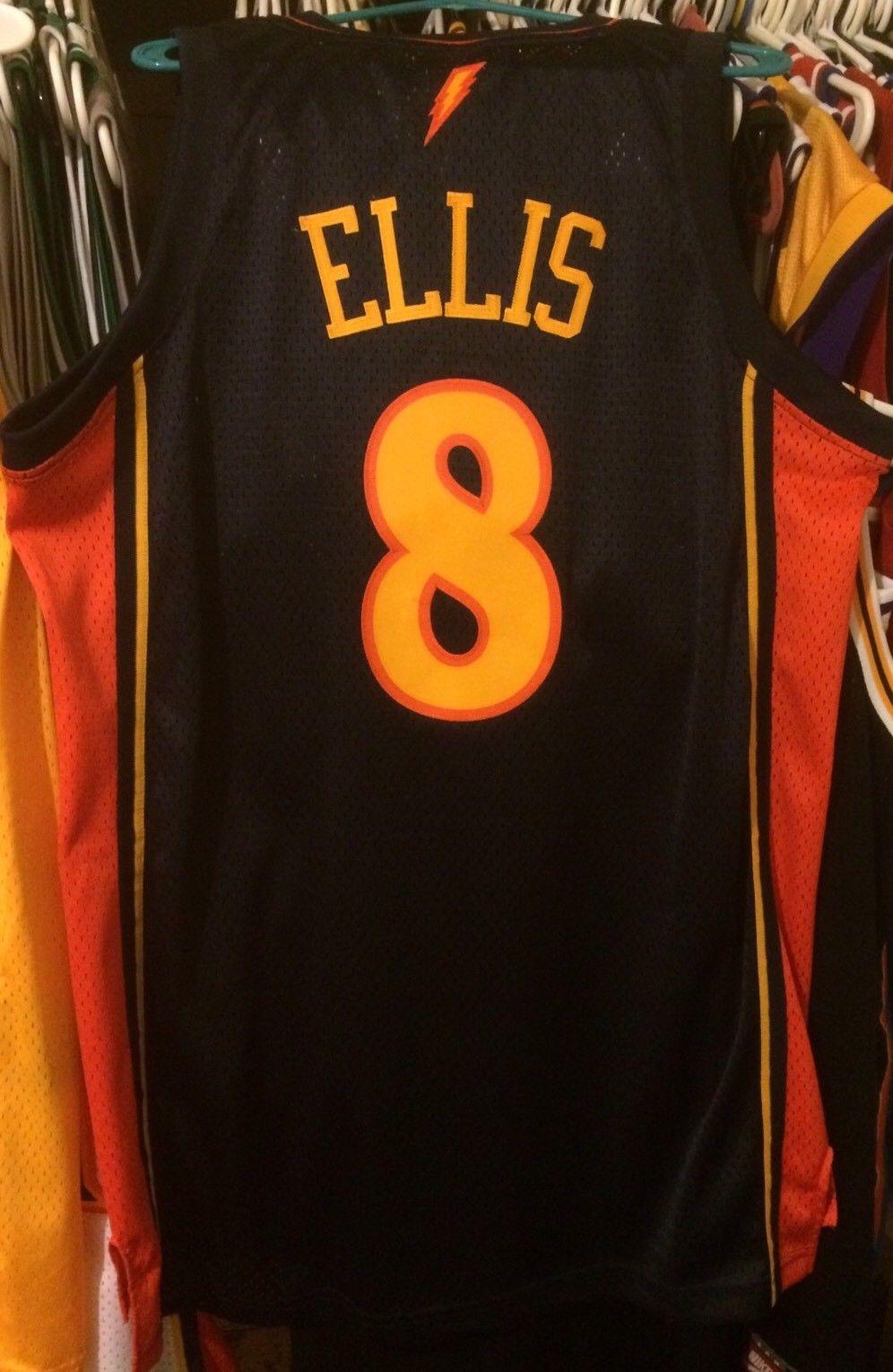 

NCAA Cheap #8 Monta Ellis Jersey Mens Orange Blue White Stitched Basketball jerseys