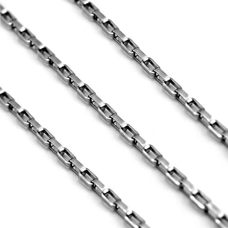 

Chains Stretch Box Stainless Steel Venice Women Men's Collier Collares Necklaces Costume Jewelry Accessories Retail Wholesale