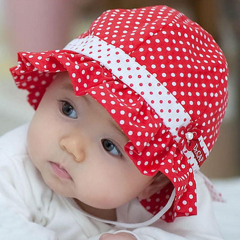 Baby Hat Infant Spring Summer Outdoor Hat Children Bowknot Pearl Cotton Cap Sun Beach Cap Baby Girls Boys Kids Sun Hats 3-18M EXfUA