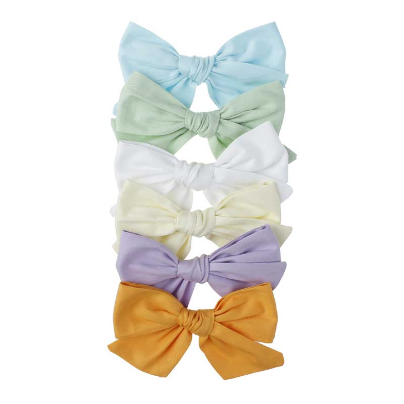 

INS 48 color 4.33" hair Bow Baby girl Barrettes Girl Hair Accessories Plaid Flower Print kids party School hair clipper, Tell me choice