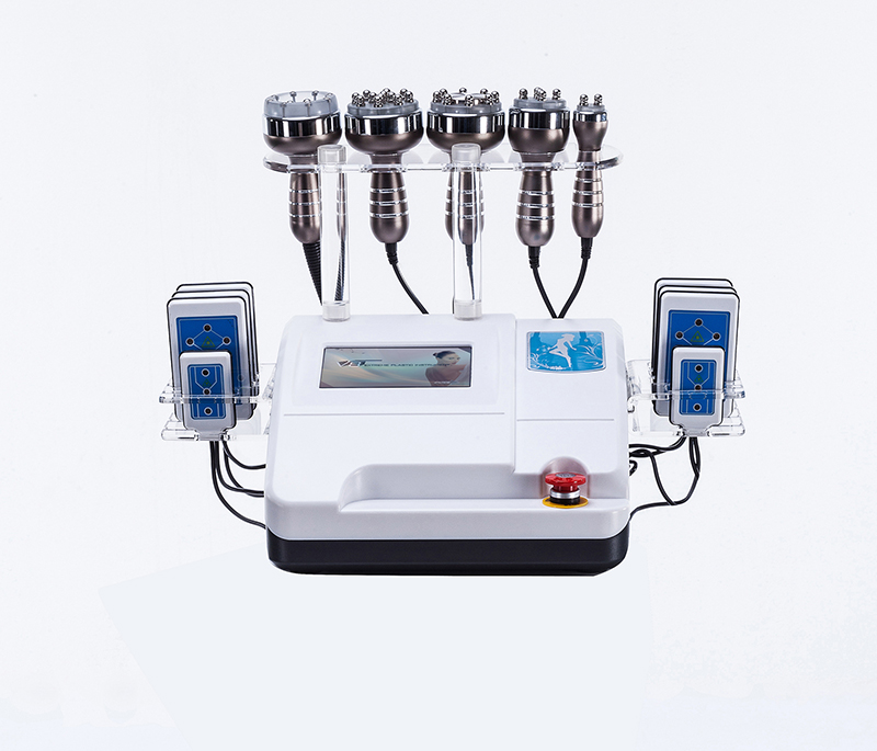 

40K ultrasonic cavitation multipolar RF 8 pads LLLT lipo laser vacuum liposuction slimming machine skin care salon spa