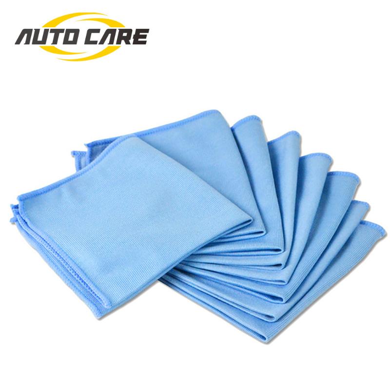 

8 Pack 12"x12" Glass Cleaning Towels Car Microfiber Stainless Steel Polishing Shine Cloth Window Windshield Cloth