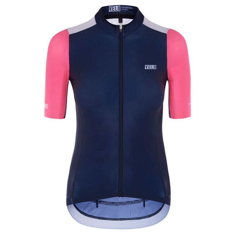 

Women's Pink sleeve cycling jersey Short sleeved bicycle wear 2020 Summer New brand velo Team racing shirt MTB bike rideshirt
