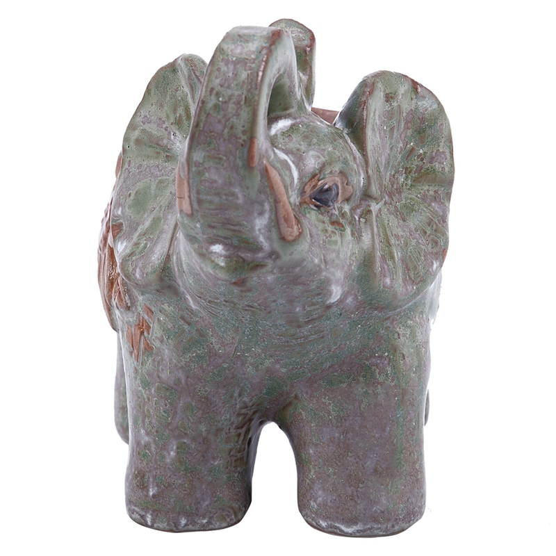 

Ceramic Mini Elephant Cacti Succulent Plant Pot Flower Planter Garden Home Decor