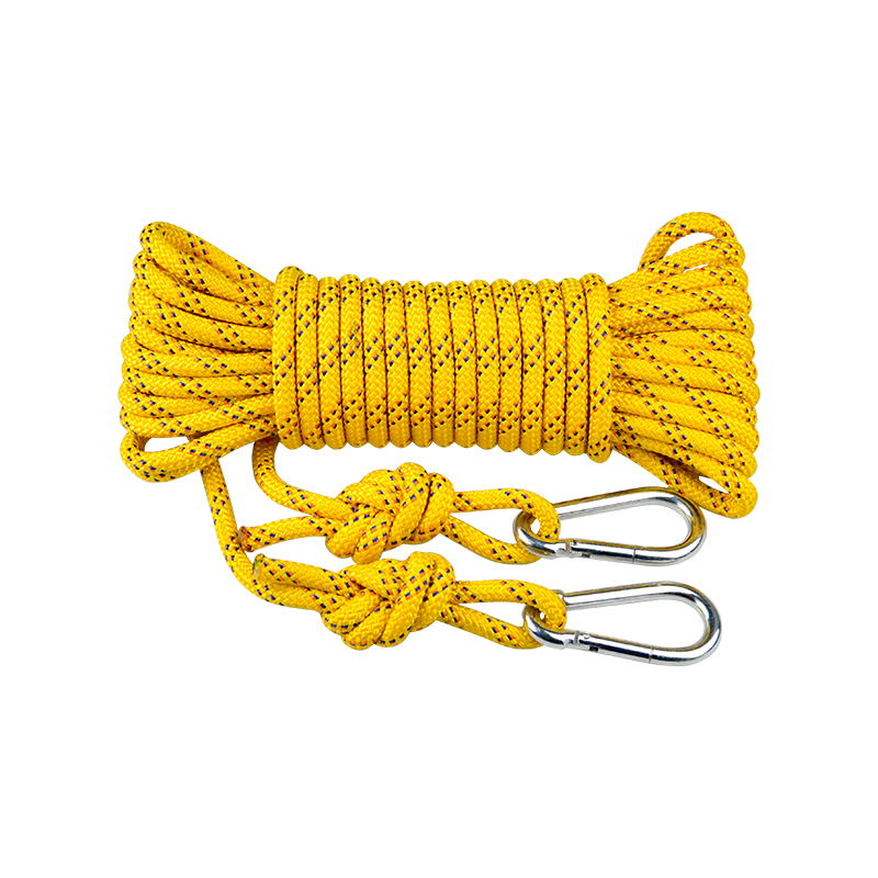 Ausiliario Rappelling Arrampicata su Roccia di Sicurezza Fionda Corda 8mm