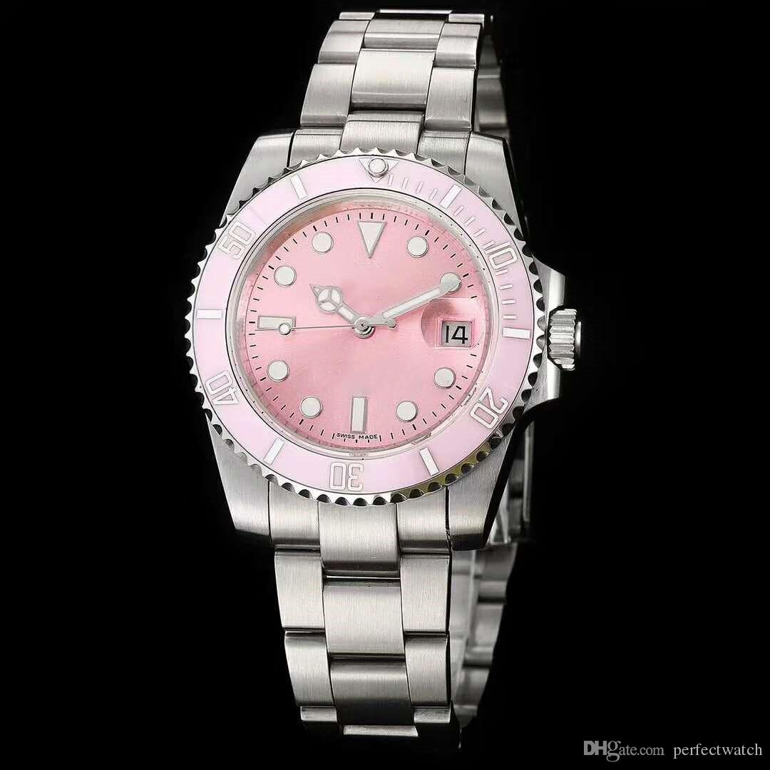 

New high-end goddess automatic mechanical watch, Japan 8215 machine core, 316 kong watch strap, highly fortified glass mirror., Make waterproof
