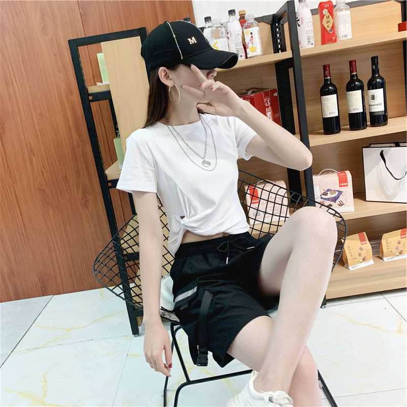 

Summer Women Sportswear Tracksuit Loose Quickly Dry Sweatshirt+pant Running Jogger Fitness Gym Workout Casual Set Sport Suit, White