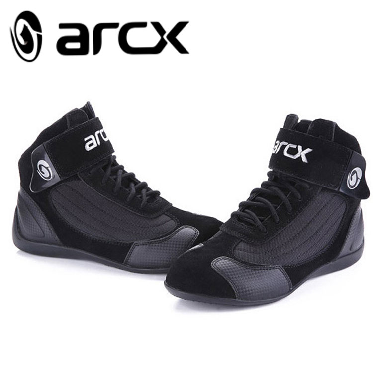

ARCX Suede Leather Off Road Motorcycle Boots Motocross Riding Shoes Moto Motorbike Racing Boot
