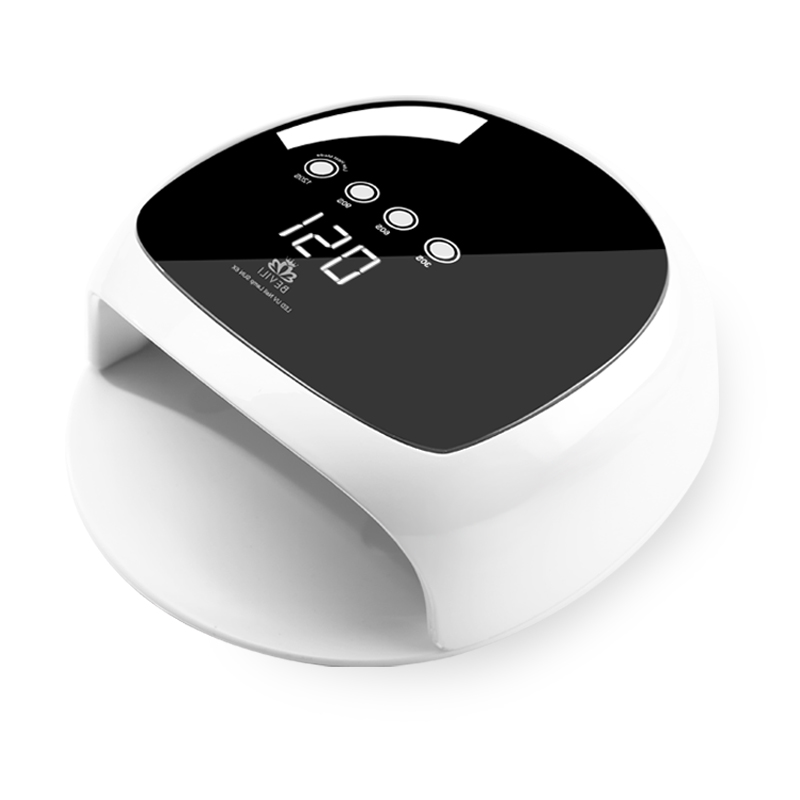 

52W UV LED Nail Lamp Dryer Suitablle for Fingernail & Toenail Gel Polish LCD Dispaly Nail Dryer with 4 Timer Settings 2020, White-us plug