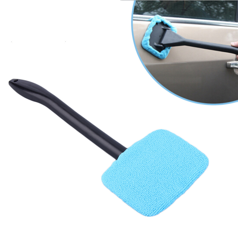 

2018 Microfiber Auto Car Window Cleaning Long Handle Car Wash Brush Dust Care Windshield Towel Handy Washable Cleaner df