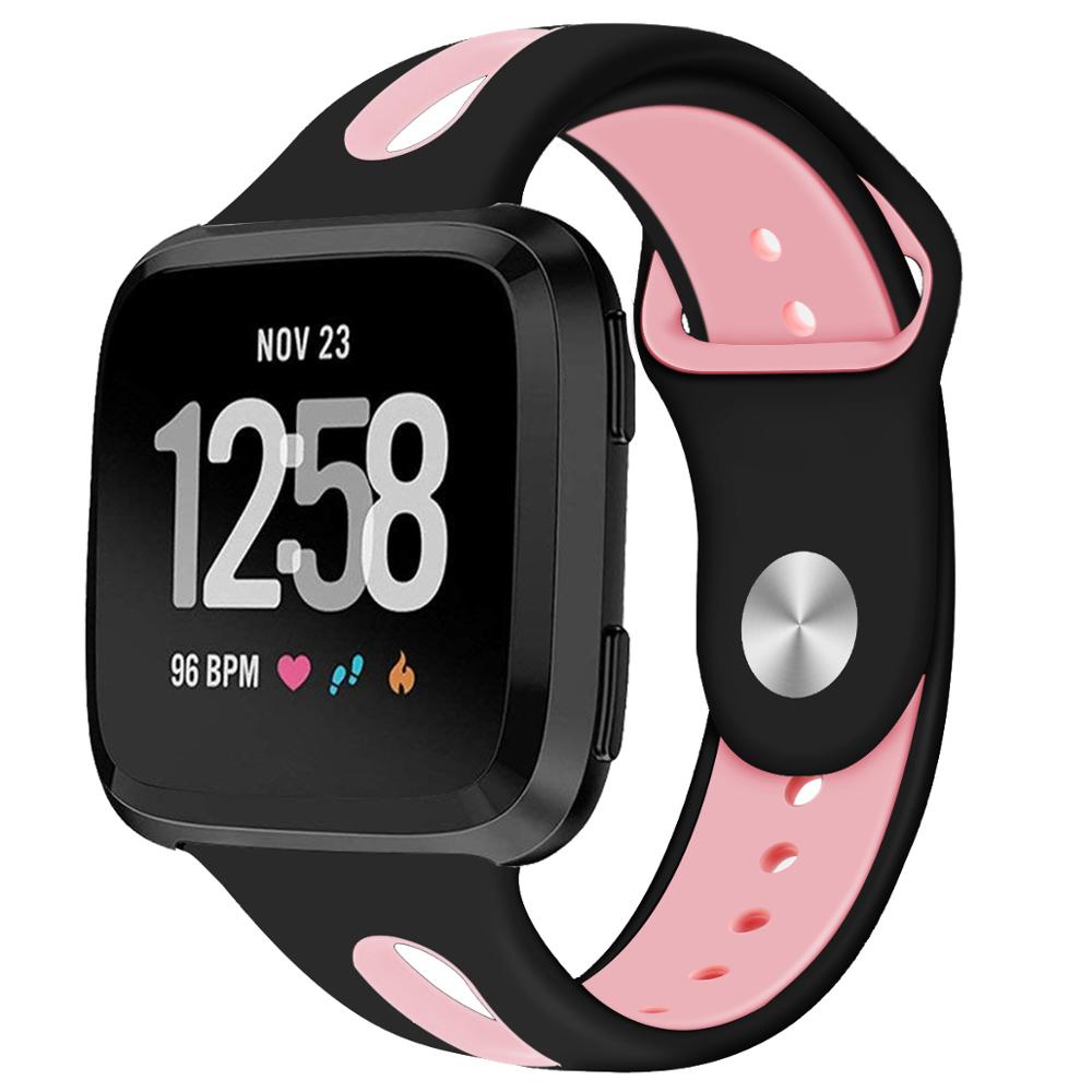 

Compatible With Fitbit Versa Band Strap Silicone Breathable Replacement Sport Strap Bands For Fitbit Versa Watch 61013