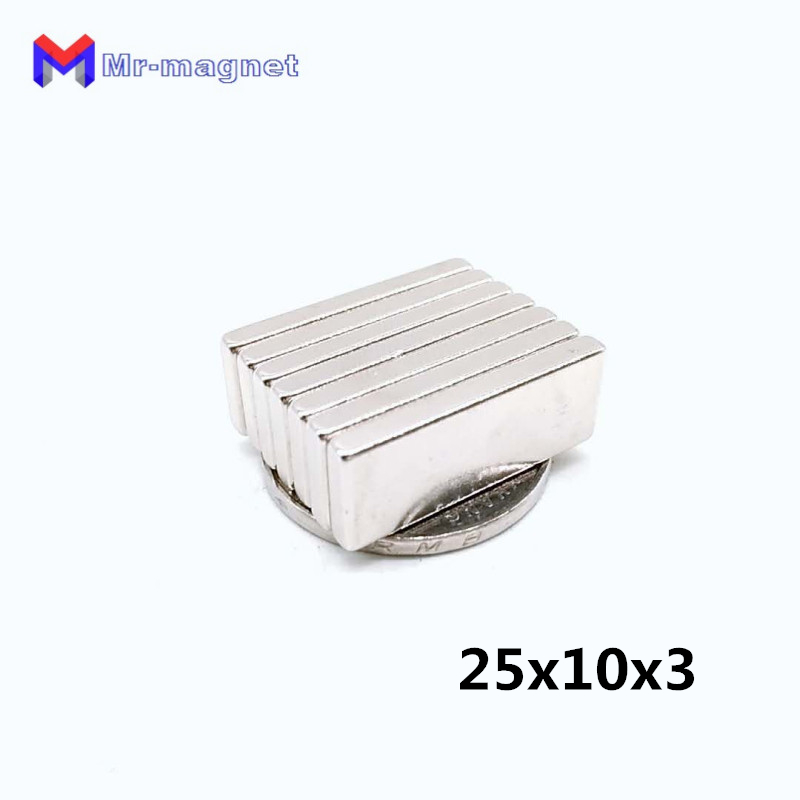 imanes imanes de nevera 25pcs 25x10x3mm super strong rare earth permanet magnet powerful block neodymium magnets 25103 25x10x3-image-437484818