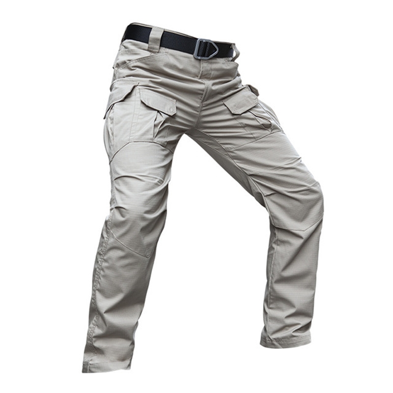 

Tactical Cargo Pants Men' Stretch SWAT Combat Rip-Stop Many Pocket Army Long Trouser Stretch Cotton Casual Work Pants, Black