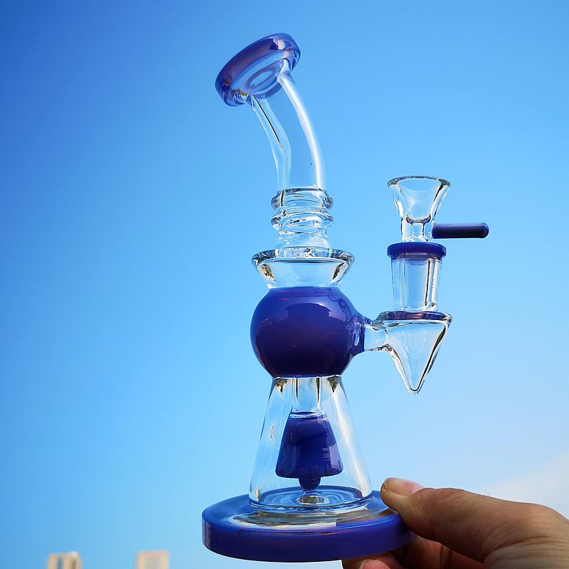 

Short Nect Mouthpiece Glass Bong Pyramid Design Hookahs Showerhead Perc Glass Water Pipe Heady Glass Dab Rig With Bowl XL275