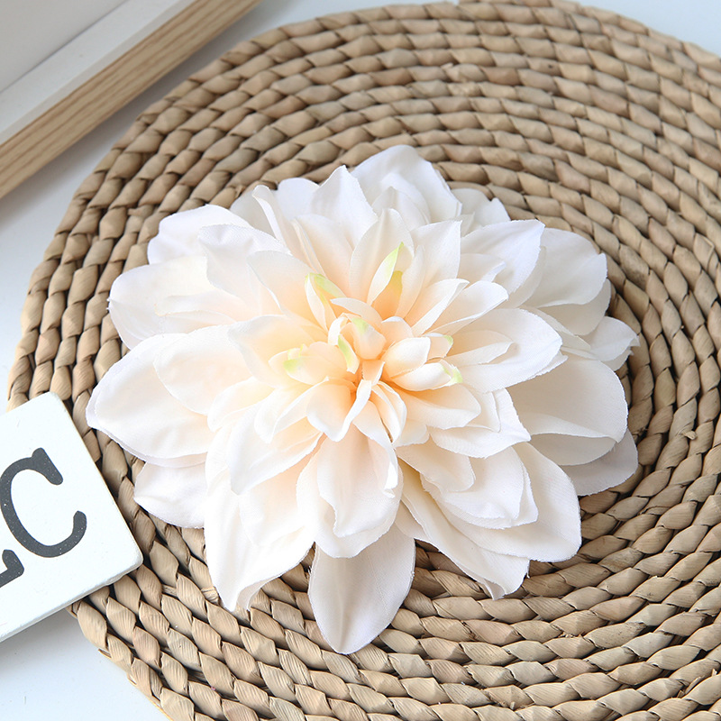 

15cm Artificial Flower Decoration Home Flower Wall Wedding Farmhouse Home Decor Silk Flowers for Crafting Fake, Orange