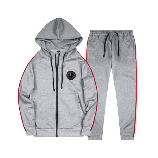 

Men 2 Pieces Tracksuits Fashion Jacket Sportswear Hoodie Spring Autumn Designer Clothes Hoodies+Pants EU Size, Black