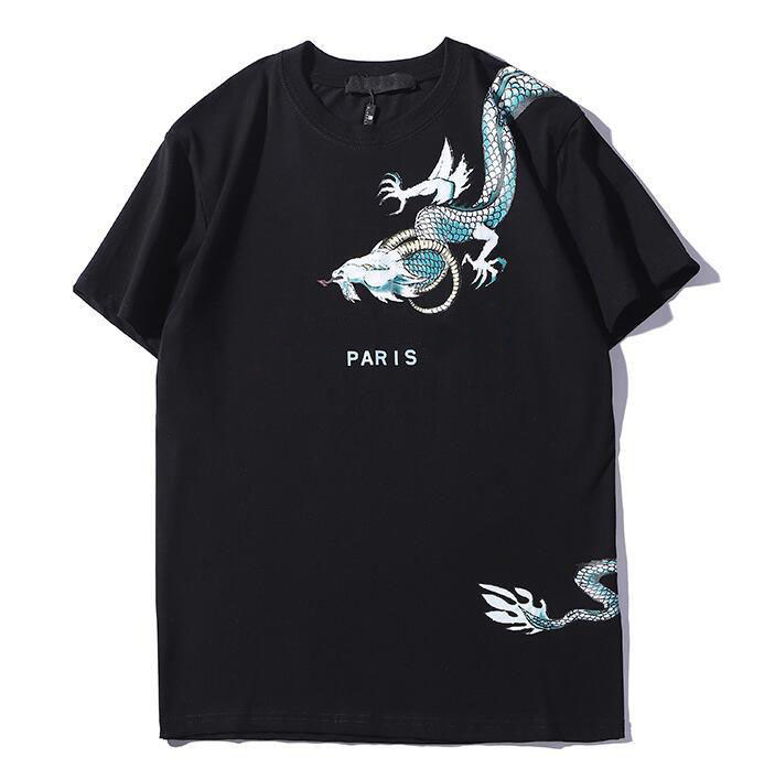 

Mens Brand T Shirt Summer New Designer Clothes Casual Letter Print Short Sleeve Crew Neck Top Size S-2XL, White;black