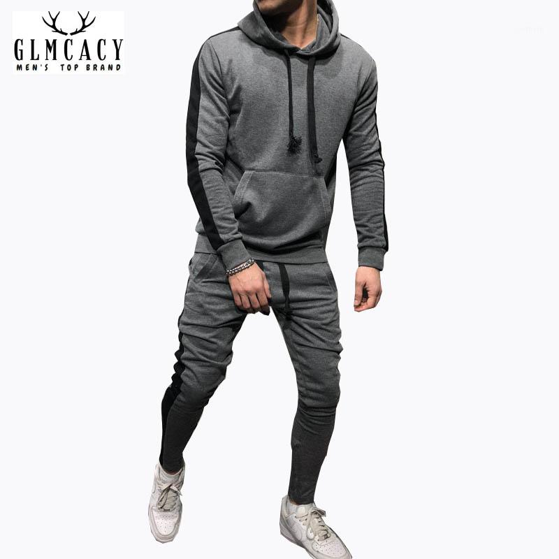 Hommes Survêtements Dégradé Costume Contraste Complet Pull À Manches Longues Cordon Survêtement Hoodies Survêtement Outfit1