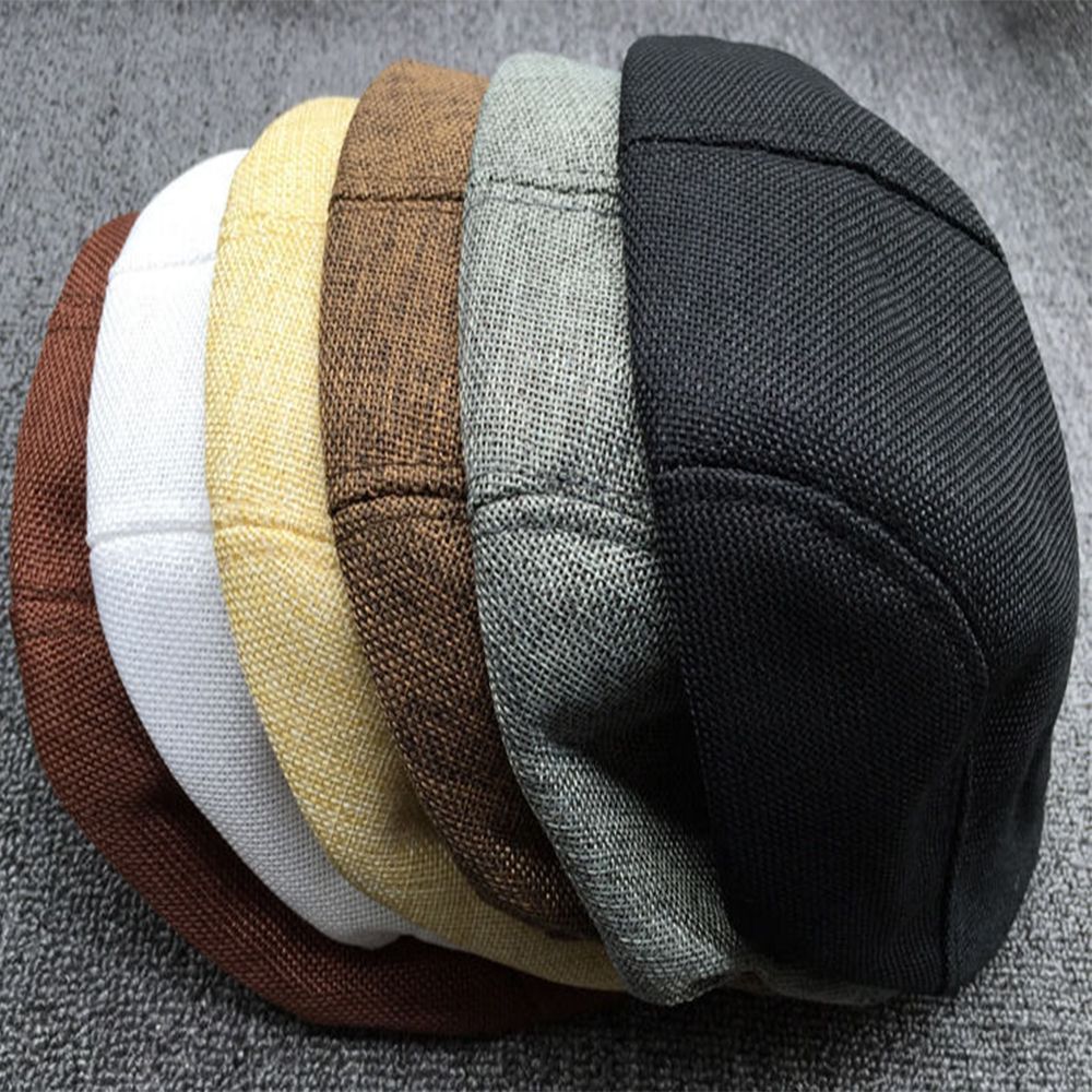 Deportes Al Aire Libre Boinas De Lino Sombreros De Verano Y C/ómodos Gorras De Malla Transpirable para Hombres Mujeres Househome Beret Flat Cap
