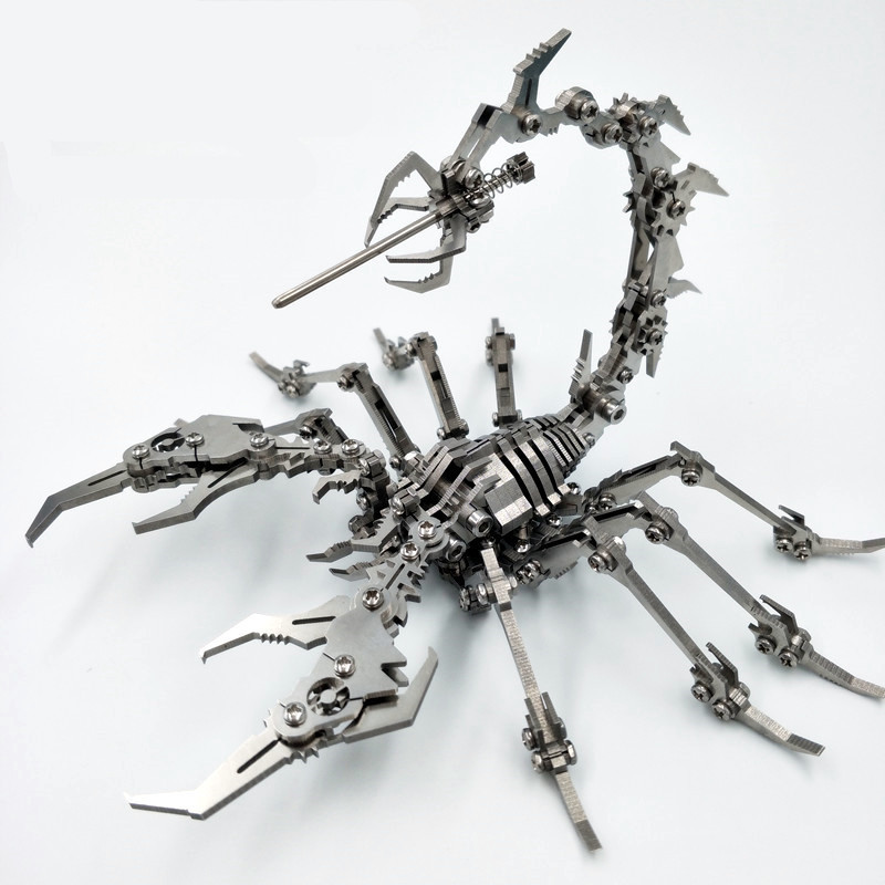 

Scorpion 3D Steel metal puzzle assemble gift and toy DIY and finished model